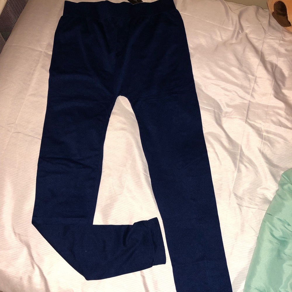 Navy blue leggings